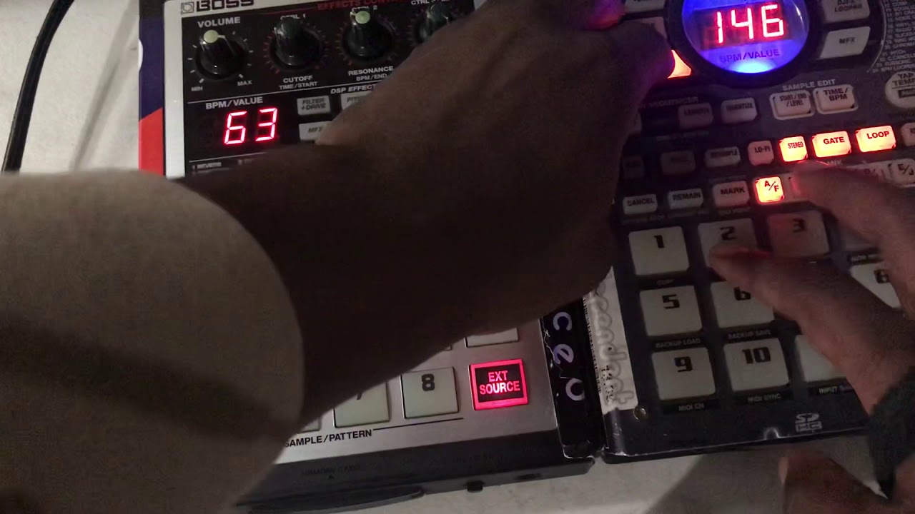 I live in Los Angeles Ras G tribute beat by Tarikh Mizan sp 303 sp 404