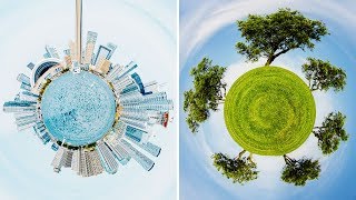 3D 360 Tiny Planet Photo Effect - Photoshop Manipulation Tutorial screenshot 4