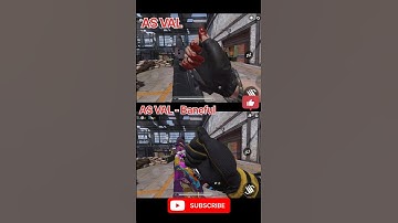 🔥 AS VAL Baneful vs Default AS VAL – Reload & Look Comparison 🔥 #cod #callofduty #codm