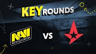 Key rounds: navi vs astralis on overpass @ faceit major 2018