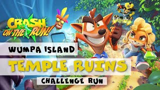 Crash Bandicoot: On the Run! - Temple Ruins - Challenge run - jak przejść/ how to get all the chests screenshot 5