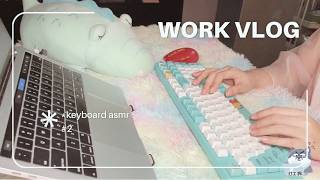 study / work with me | cozy asmr keyboard typing & ambient vibes ✨ fireplace sounds, no music screenshot 5