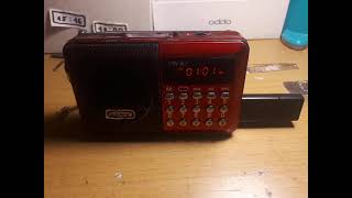 TEST SOUND FM Radio Sony SW62 USB