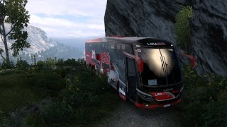Bus VISSTA Buss 365 NB 1Euro Truck Simulator 2  Dangerous Road Logitech-G-29 Gameplay