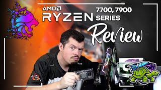 AMD Ryzen 7 7700 and Ryzen 9 7900 Reviewed!!