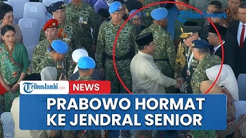 Prabowo Hormat ke Jenderal Senior saat HUT Ke 80 TNI, Ada Gatot Nurmantyo hingga Andika Perkasa