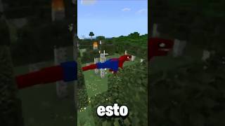 ¡Spider-Man en Minecraft! 😱🕷️ #minecraft #mods #spiderman #minecraftbedrock #addons #mcpe #bedrock