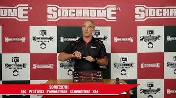 SCMT29701 - Sidchrome Pro Twist Screwdrivers