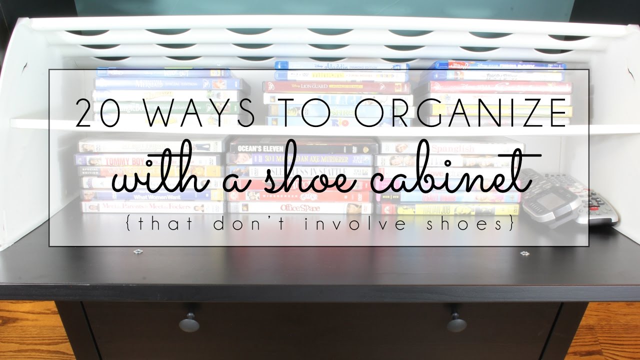 20 Ways to Organize with a Shoe Cabinet: Organization DIY + Home Decor ...