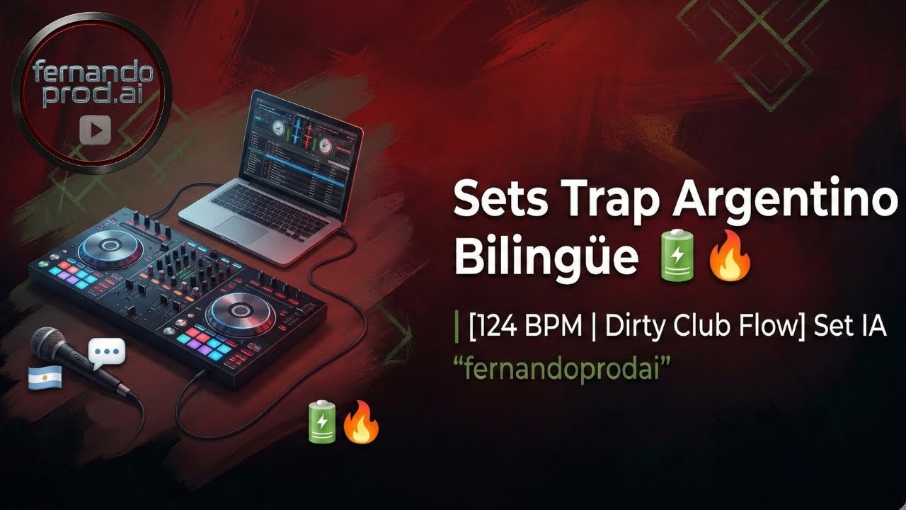 Trap Argentino Bilingüe 🔋🔥 | [90 BPM | Dirty Club Flow] Set IA [fernandoprodai]