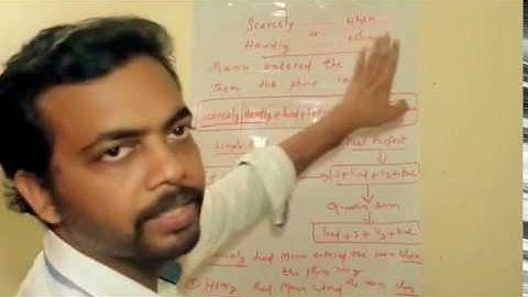 LDC English Tips :  "" Scarcely ....... when ""  or   """ Hardly ......  when "" : Class-33