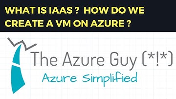 What is IAAS Creating A VM IN Azure Part 4
