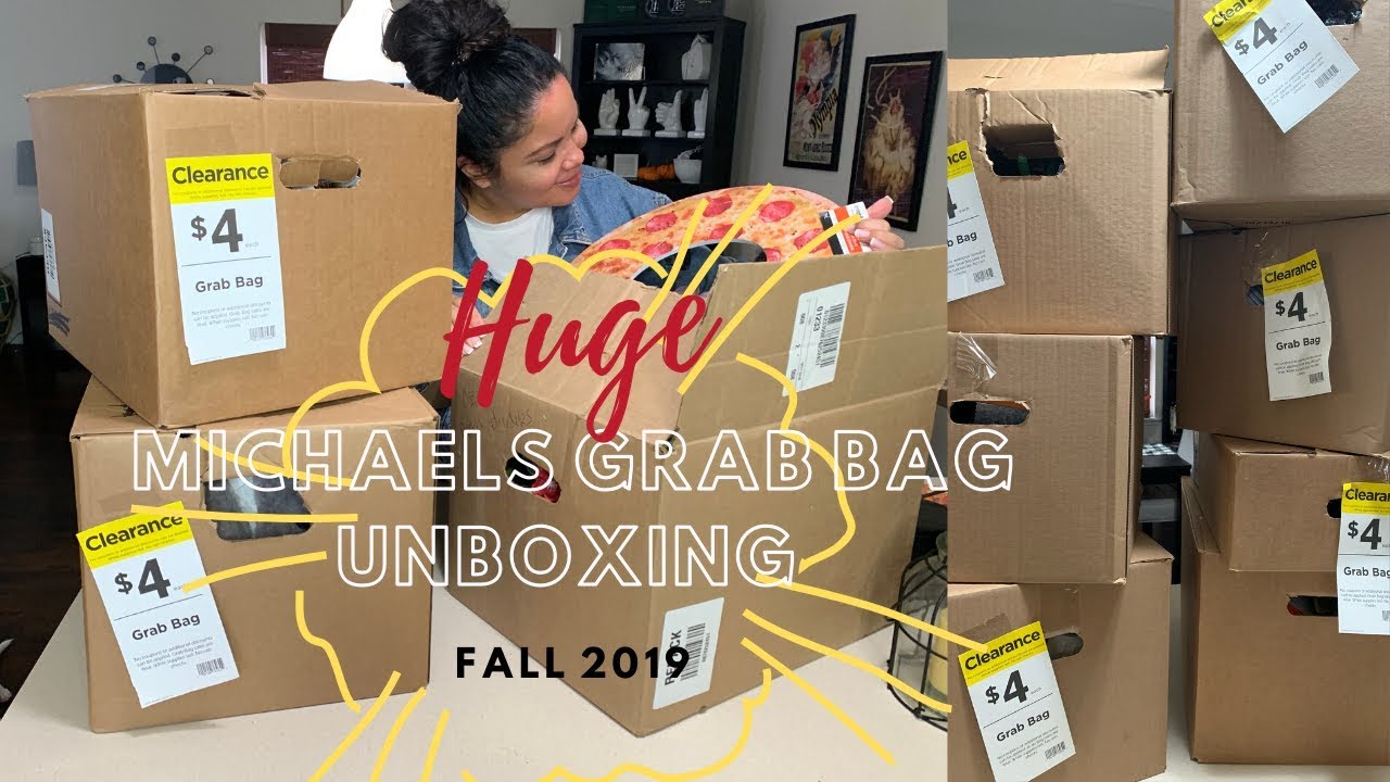 **Massive** Michaels Fall 4 Grab Boxes Unboxing 2019 YouTube