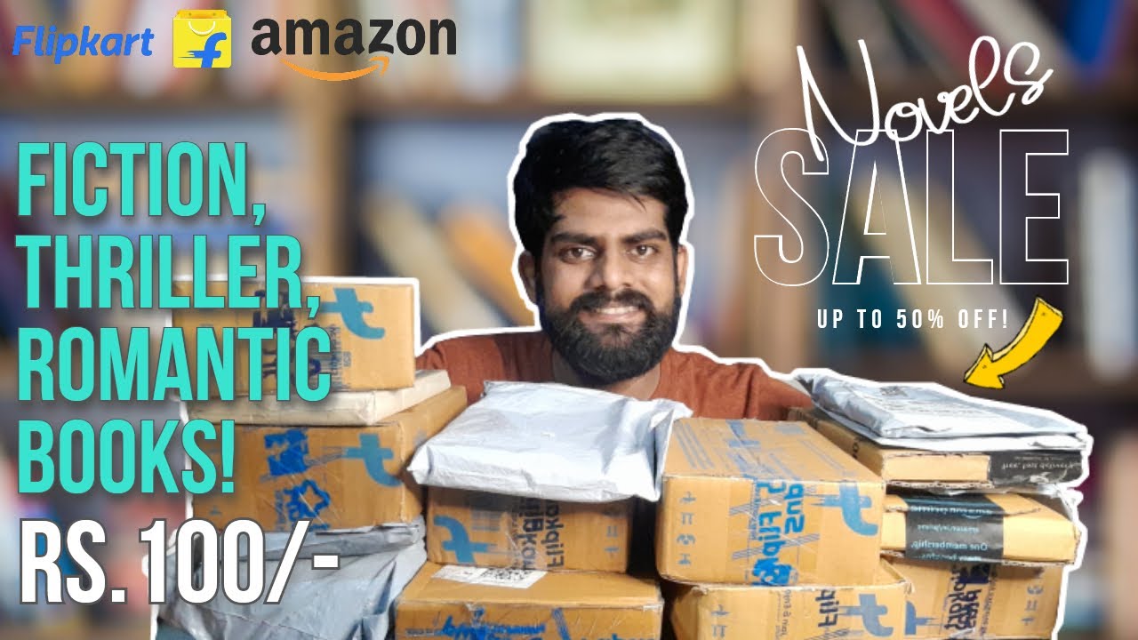 Huge Unboxing of Fiction, Thriller, Romantic Books Amazon/Flipkart