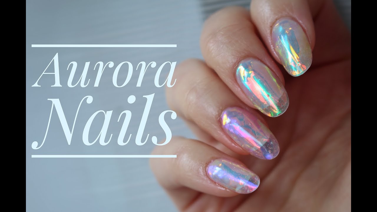 Aurora Nails Nail Art Trend 2021 Ice Nails YouTube