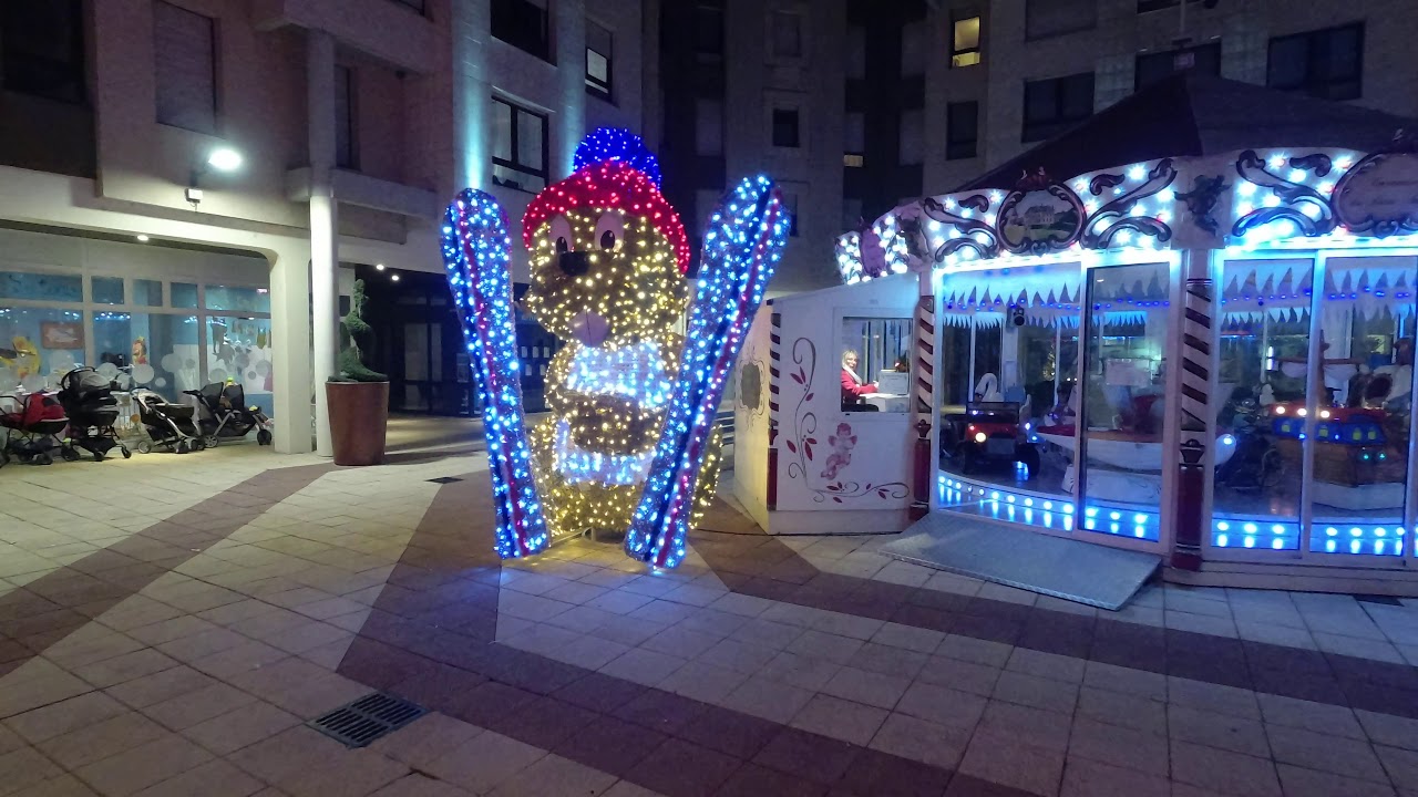 [4K] Christmas in Châteauroux, Indre, FRANCE
