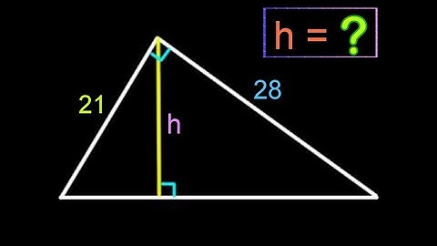 Calculate the Height h? | Geometry Olympiad Problems