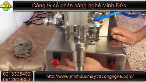 Máy chiết rót dung dịch cô đặc Minh Đức