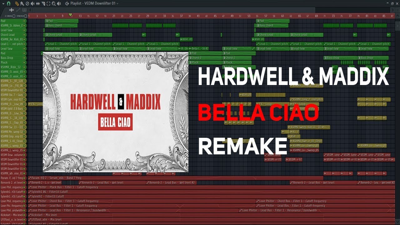 Hardwell & Maddix - Bella Ciao (Remake) Free Download Flp