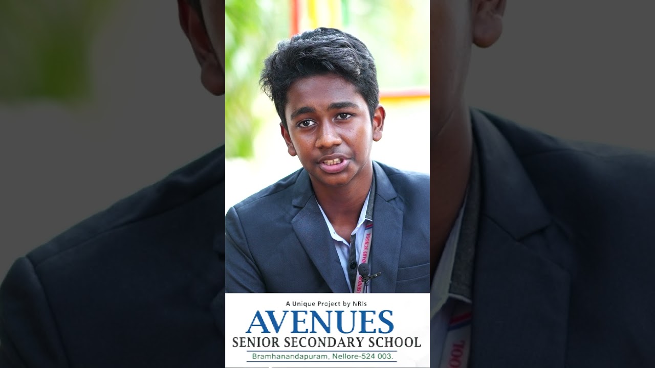 Leadership//Student elections//Avenues Senior Secondary School//Nellore//Leader//Elections