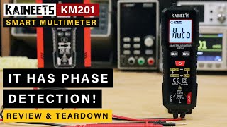 Kaiweets KM201 Smart Multimeter ⭐ With Phase Direction Detection