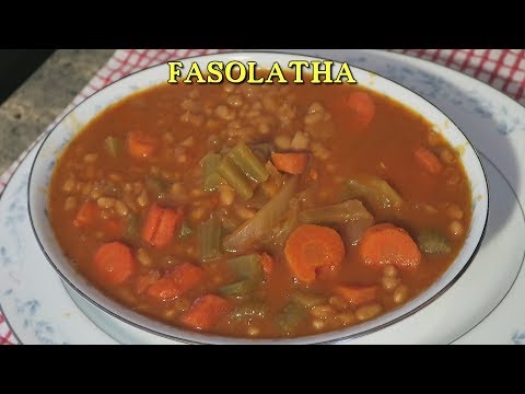 Angelo's Mom Makes Fasolatha - Greek Navy Bean Soup