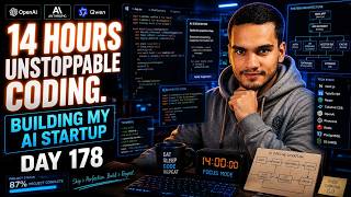 Day 180:S2 |  Building My AI Startup LIVE | 14-Hour Coding Marathon 🚀