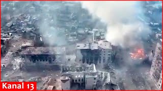 The drone footage of the destroyed Bakhmut was shocking