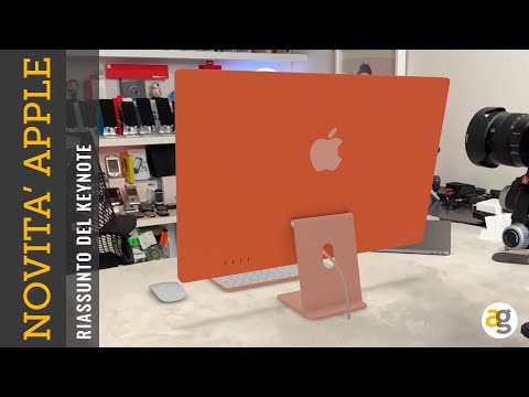 NOVITA' APPLE iMac 2021 M1, iPad pro M1, AirTag, AppleTV 4K e iPhone 12 viola. Riassunto KEY