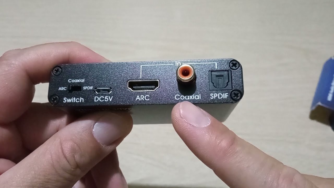 HDMI Audio Return Channel (ARC) & DAC Audio Converter Español México