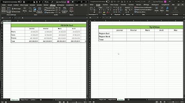 Lier des feuilles de calcul sur EXCEL