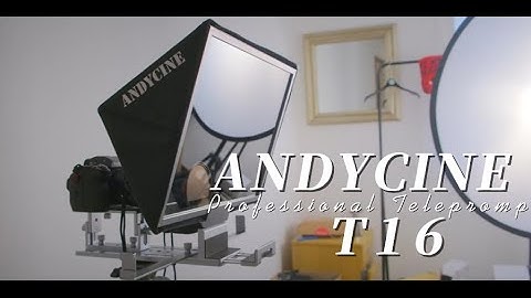 Best Professional Teleprompter For YouTube Creators | ANDYCINE T16  with App Remote Control