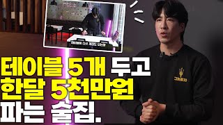 술집창업 테이블 5개 둔 체인점의 반란.