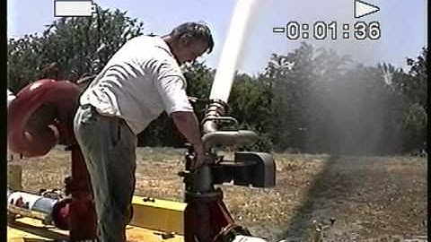 Oscillating Fire Water Monitor.