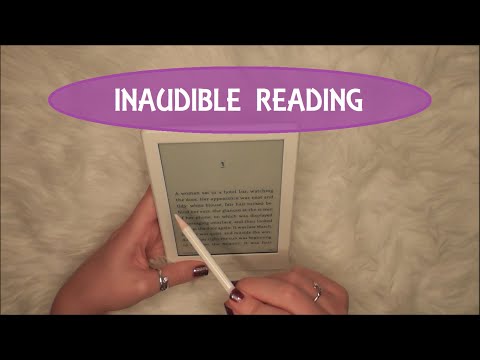 ASMR - TINGLY INAUDIBLE READING *wet mouth sounds*