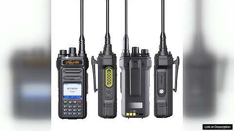 Chierda TC338D 10W Professional DMR Radio Long Range AES256 Encryption 2800mAh Battery
