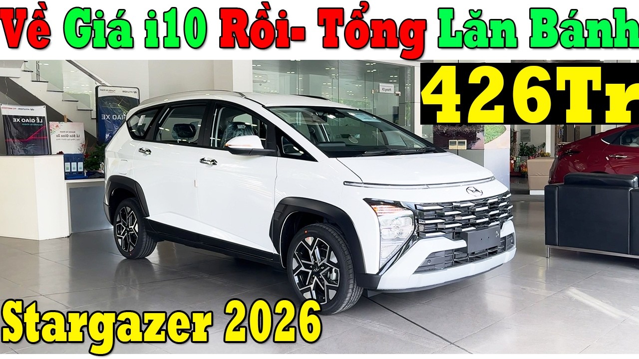 ✅Hơn 400Tr Lấy Hyundai Stargazer Tháng 3 Năm 2026 Giảm 100% Thuế| Giá Lăn Bánh Stargazer | Topcarvn