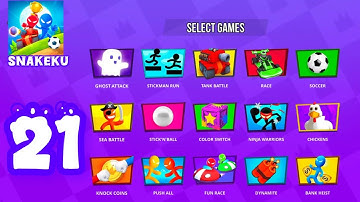 Stickman Party – Gameplay Part 21 Tournament Mode 1 2 3 4 Players Free MiniGames New Update