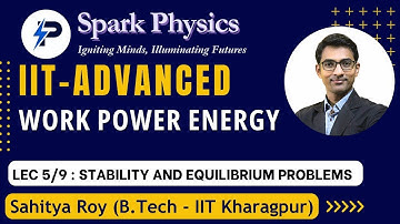 Work  Power Energy Lec : 5/9 | Spark Physics : IIT-Advanced Series| Class XII |Sahitya Roy(IIT KGP)