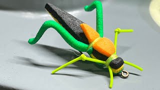 Morrish foam hopper Variation - fly tying tutorial 
