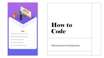 How to Code a FAQ Accordion Card Component using HTML, SCSS, and JavaScript