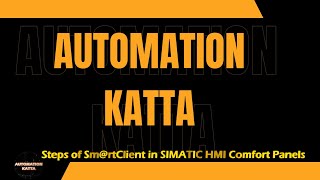 Steps Of Smartclient In Simatic Hmi Comfort Panels