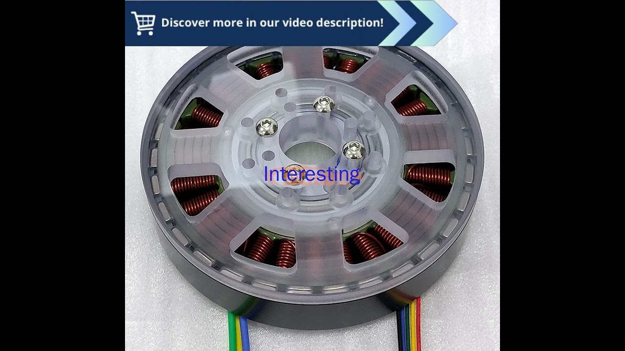 9910 Motor 450W: Explore the Power of Hollow Shaft Three-phase Brushless DC Motor