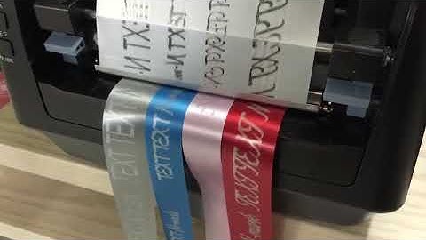 Satin Ribbon decoration printer
