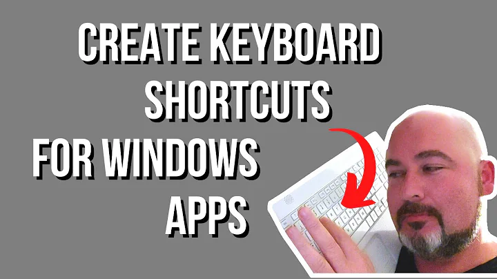 HOW TO CREATE KEYBOARD SHORTCUTS FOR WINDOWS APPS