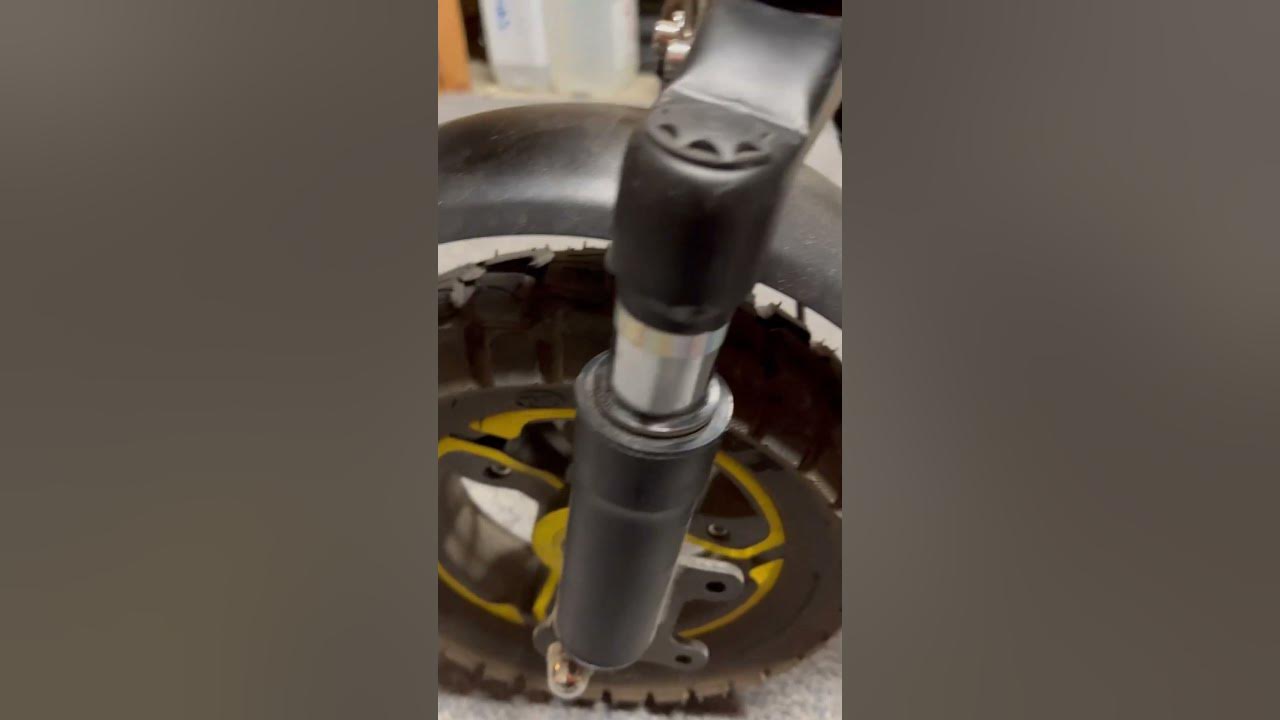 Obarter x1 shock absorber/handlebar wobble/shake YouTube