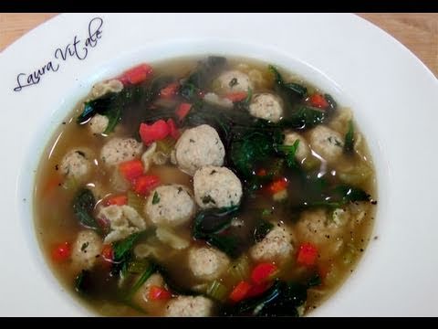 How to make Italian Wedding Soup - Recipe by Laura Vitale - Laura in the Kitchen Ep. 105