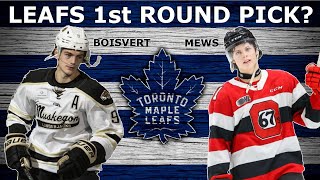 WHO DO THE TORONTO MAPLE LEAFS Pick in the 1st Round? 2024 NHL Draft