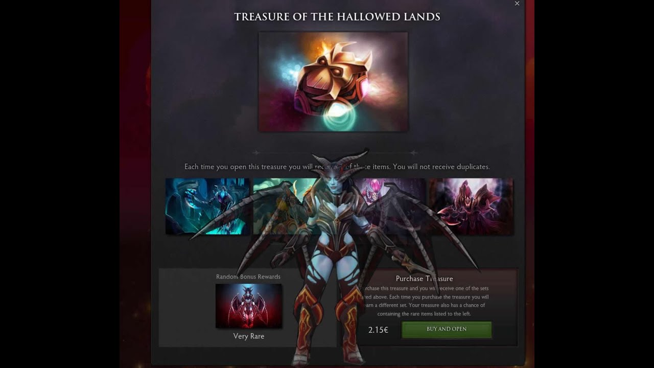 Dota 2 Treasure of the Hallowed Lands unboxing + inventory preview of sets YouTube