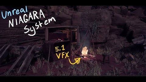 Fire Unreal Engine Niagara system 5.1